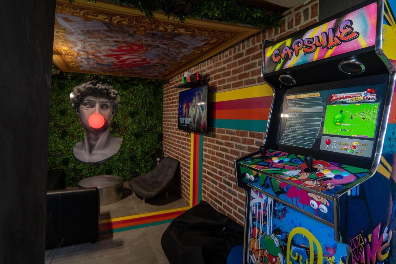 Capsule Art Deco - Jacuzzi - Netflix - Home Cinema - Arcade De Jeux & Nintendo Switch - 2 Chambres - Filet Suspendu Валенсиен Екстериор снимка